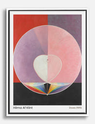 Hilma Af Klint Doves No. 2 Canvas Print White