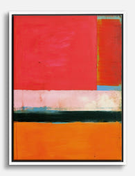 Rothko Radiance Canvas Print White