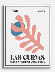 Matisse Curves Tokyo Edit Canvas Print White