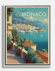 Monaco Canvas Prints