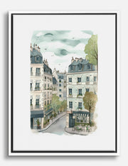 Lienzos de escenas urbanas