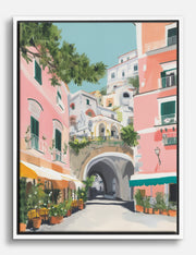 Lienzos de la Costa Amalfitana