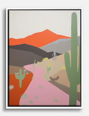 Minimalist Mountains Canvas Prints