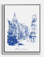 Lienzos de escenas urbanas