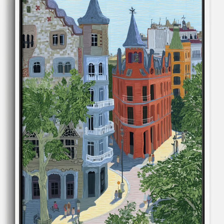 Canvastavlor med Spanienmotiv