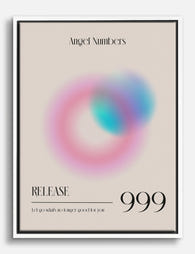 Release & Renew: 999 Energy Canvas Print White
