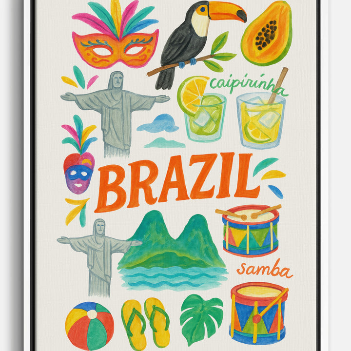 Brazil Canvas Prints