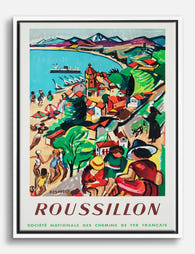 Roussillon by Desnoyer Canvas Print White