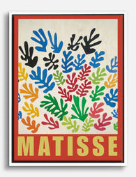 Matisse Joyful Cut Outs Canvas Print White
