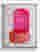 Pink & Orange Pop Shapes Canvas Print - White