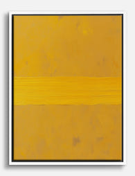 Sunbeam Horizon Canvas Print White