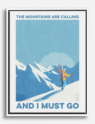 Summit Escape Canvas Print White