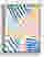 Colorblock Stripes Remix Canvas Print White