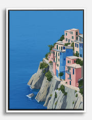 Minimalist Houses Canvas Prints