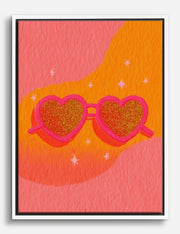 Lienzos de corazones