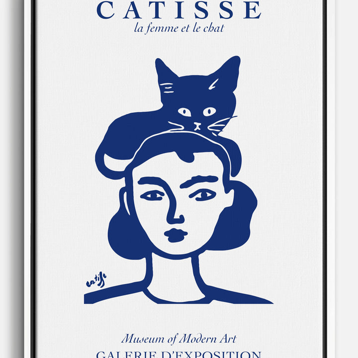 Art au trait minimaliste Tableaux sur toile