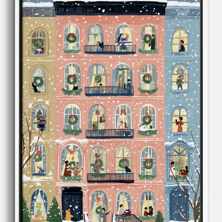 Vintage Cityscape Canvas Prints