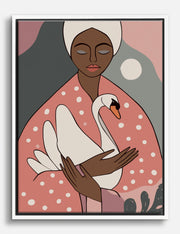 Swan Canvas Prints
