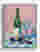 Playful Wine Still Life Canvas Print - White