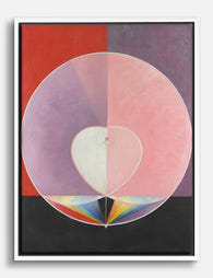 Hilma af Klint – Doves No. 2 Canvas Print White