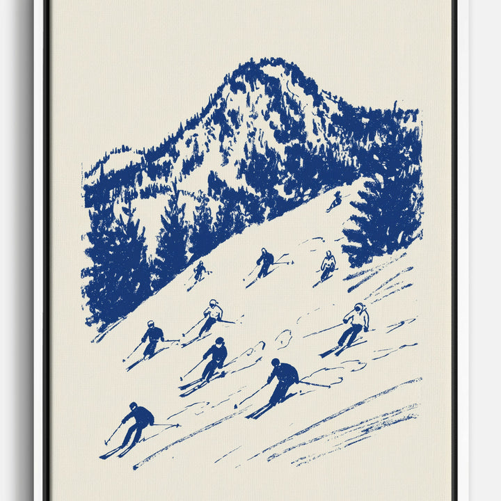 Skiers Canvas Prints