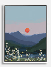 Lienzos de atardecer