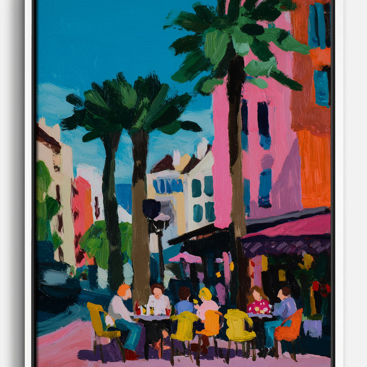Café Canvas Prints