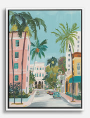 Lienzos de paisajes urbanos vintage