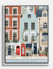 Vintage Cityscape Canvas Prints